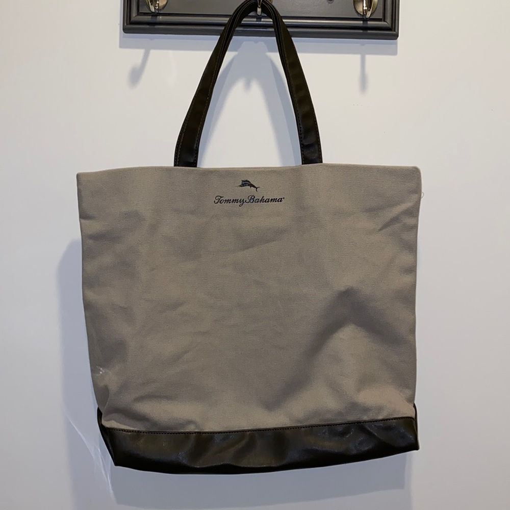 Tommy Bahama Canvas Tote - new!